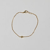 Mini Heart Bracelet - Gold