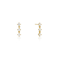 Monaco Drop Earrings - Gold