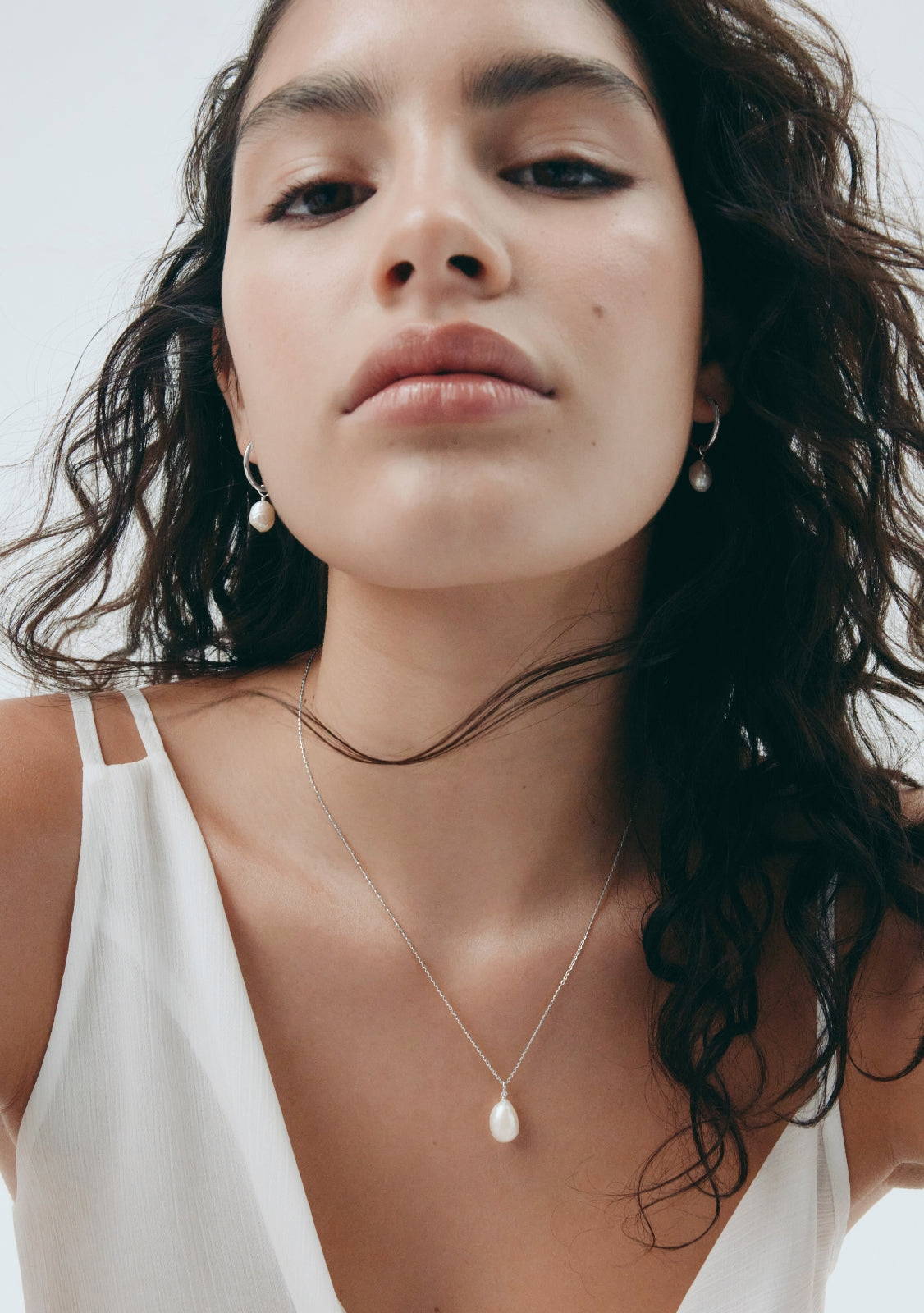 Keshi Pearl Necklace - Silver – Saint Valentine Jewellery