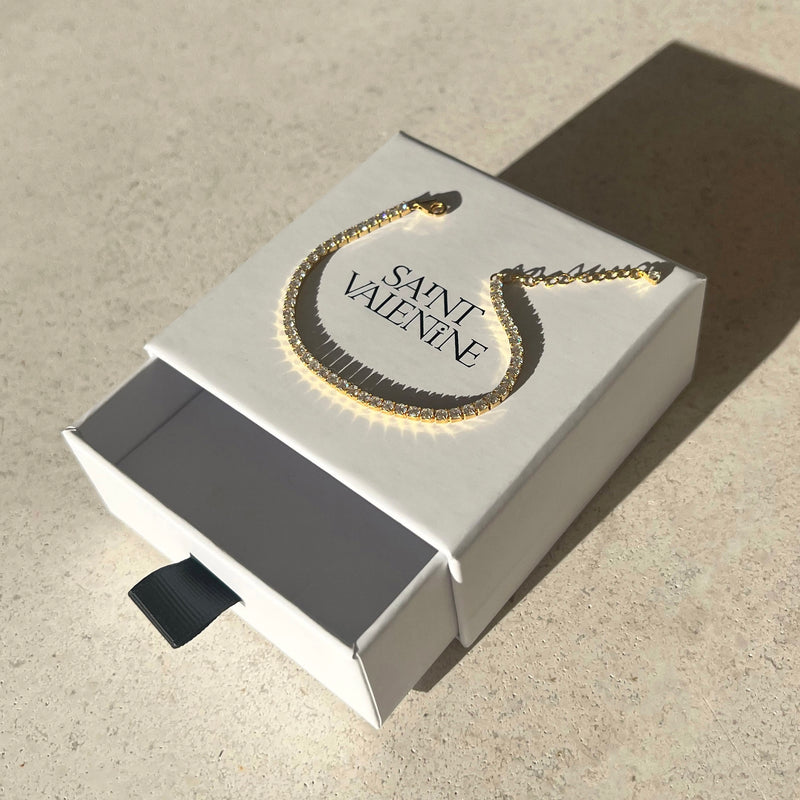 Aspen Tennis Bracelet - Gold