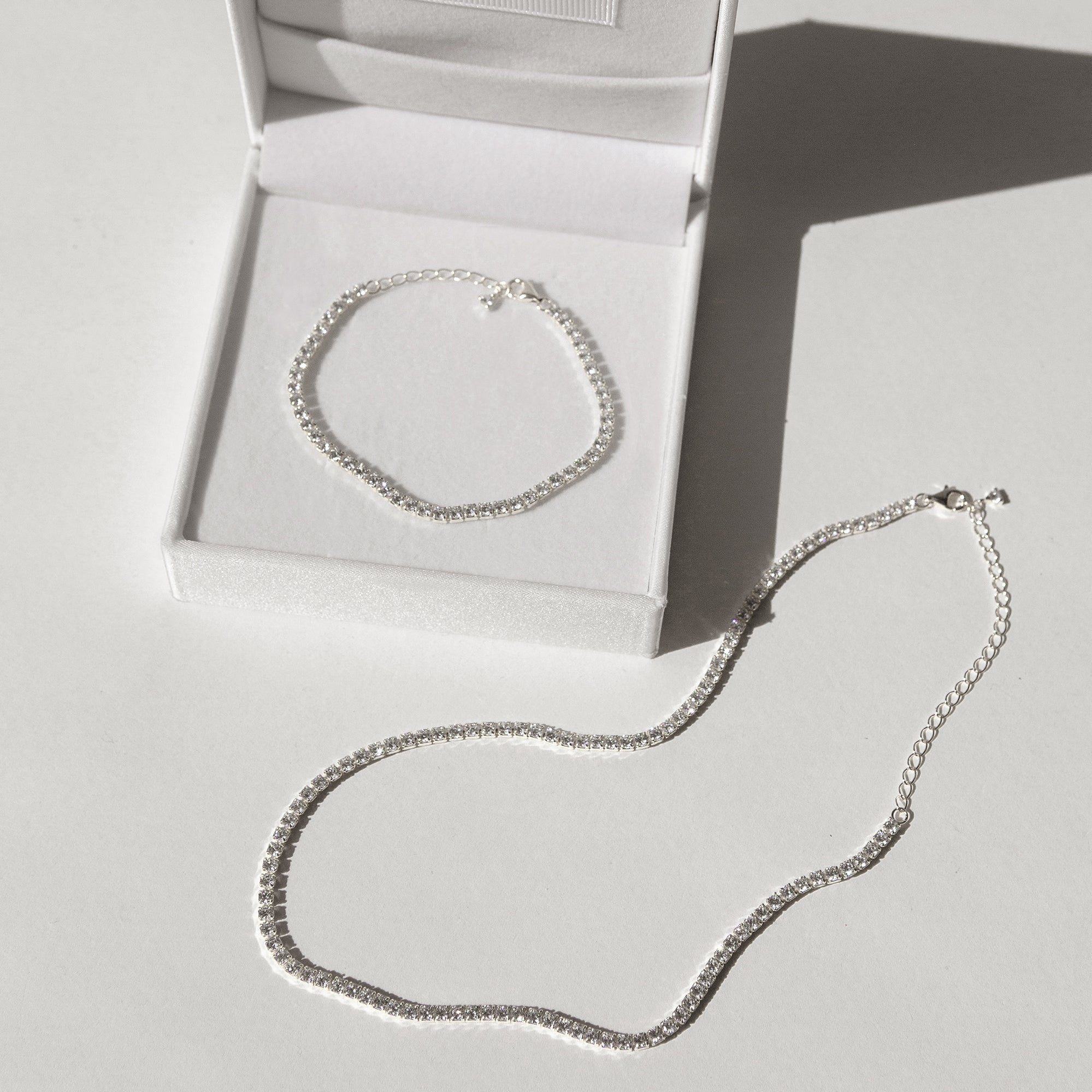 The Aspen Tennis Set - Silver | Saint Valentine Jewellery