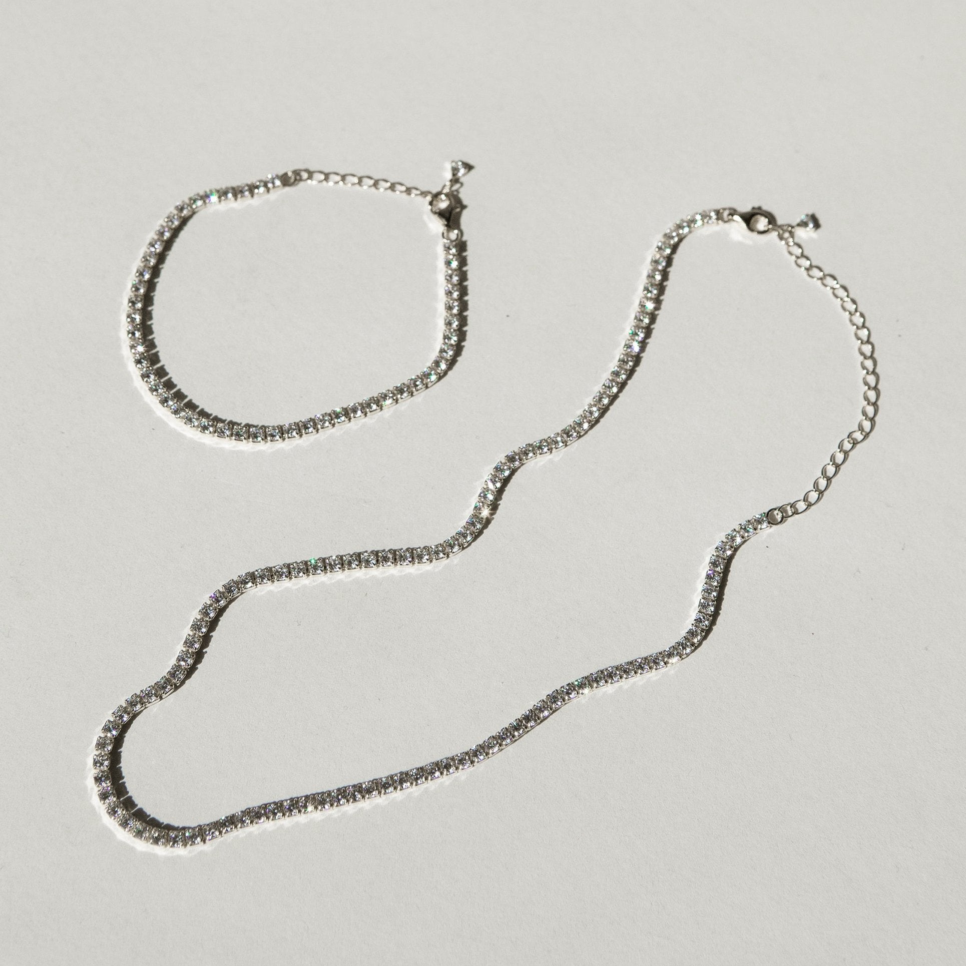 The Aspen Tennis Set - Silver | Saint Valentine Jewellery