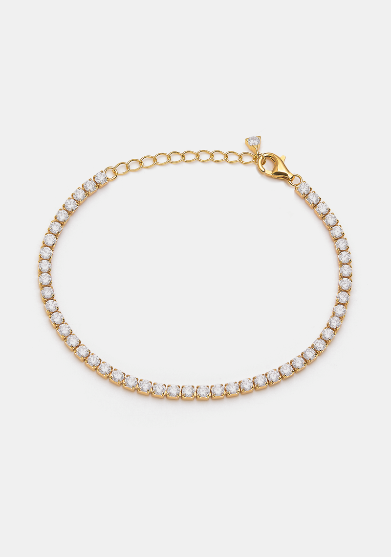 Aspen Tennis Bracelet - Gold | Saint Valentine Jewellery | Shop