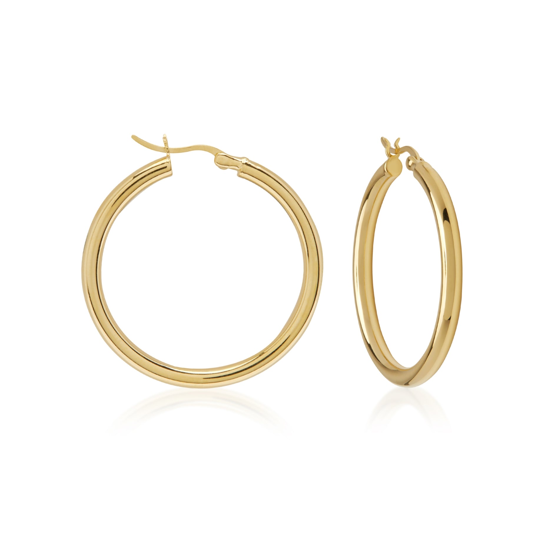 Classic Hoops Large - Gold – Saint Valentine Jewellery