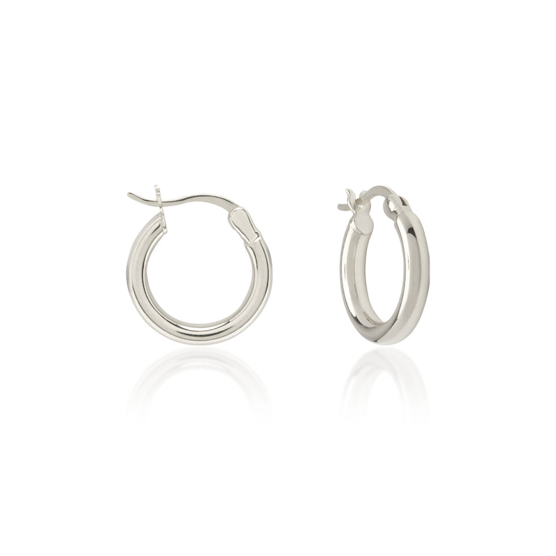 Classic Hoops Small - Silver