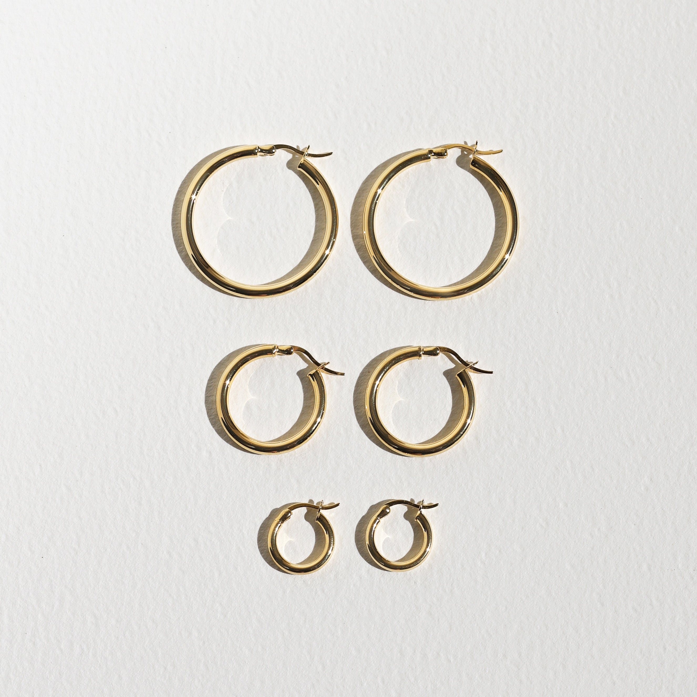 Classic Hoops Small - Gold – Saint Valentine Jewellery