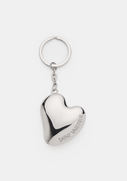 Heart Mirror Keychain & Bag Charm - Silver – Saint Valentine Jewellery