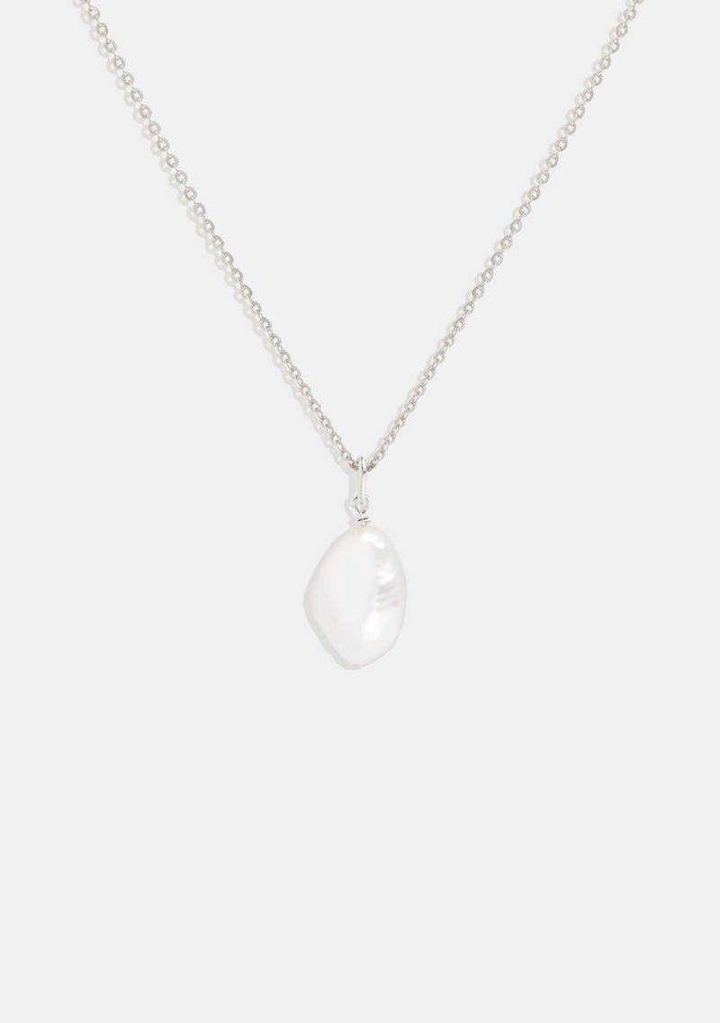 Keshi Pearl Necklace - Silver – Saint Valentine Jewellery