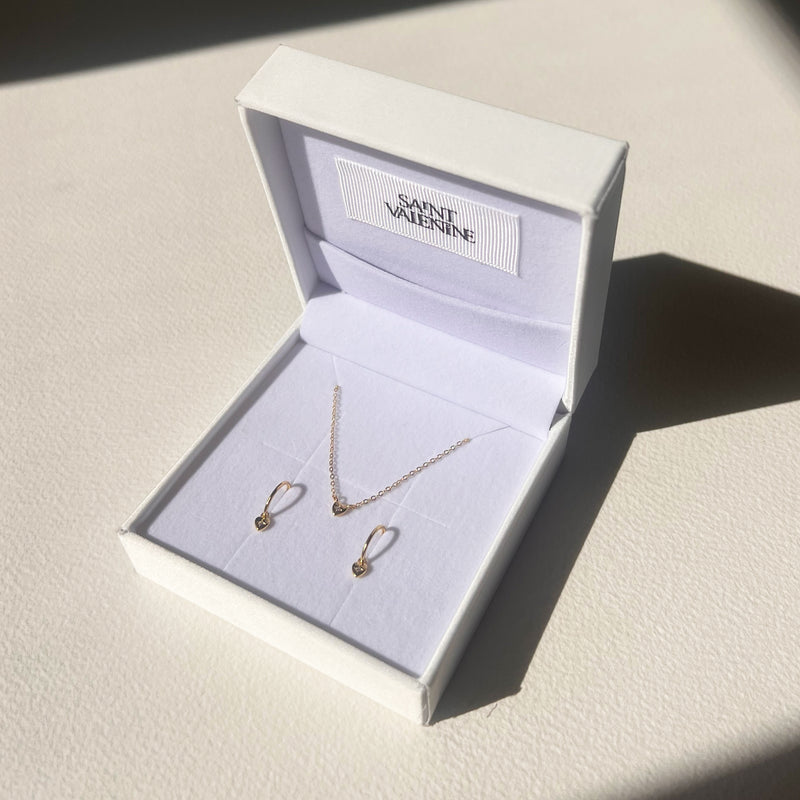 Mini Heart Hoops - Gold – Saint Valentine Jewellery