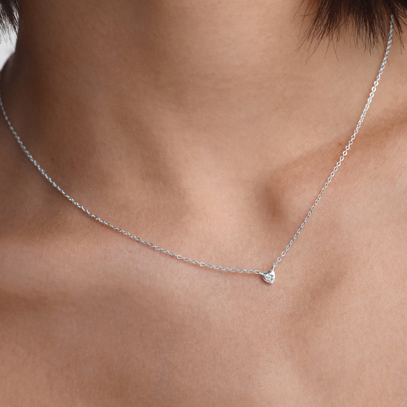 Mini Heart Necklace - Silver – Saint Valentine Jewellery