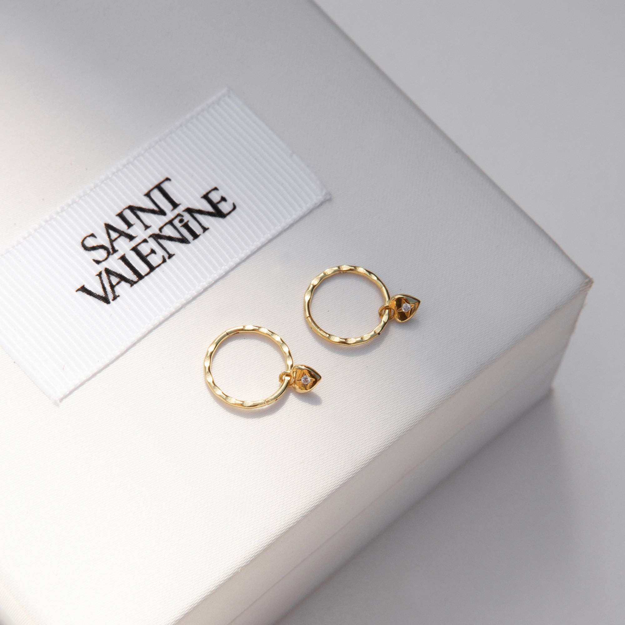Mini Heart Hoops - Gold | Saint Valentine Jewellery | Gold