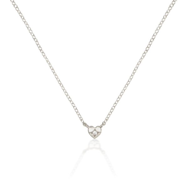 Mini Heart Necklace - Silver – Saint Valentine Jewellery
