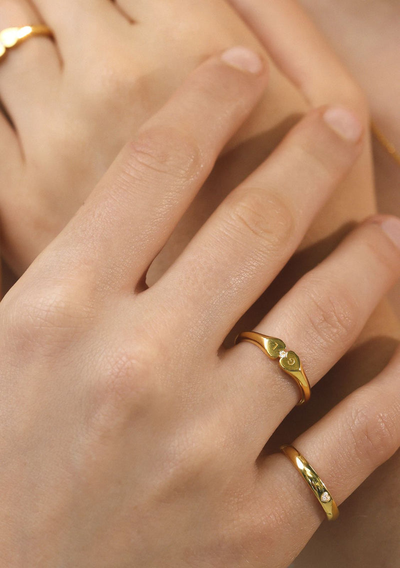 Signet Ring Gold Ring Design For Little Finger Buy Gold Signet