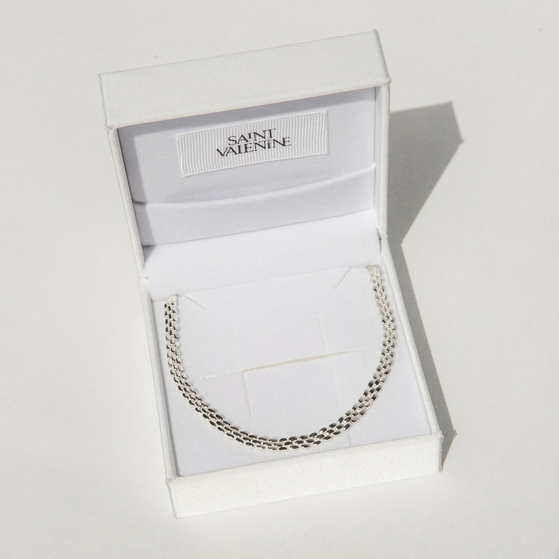 Panther Chain Necklace - Silver