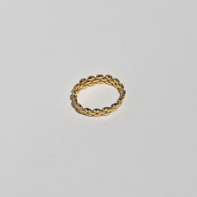 Panther Chain Ring - Gold