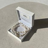 Santorini Pearl Necklace - Gold