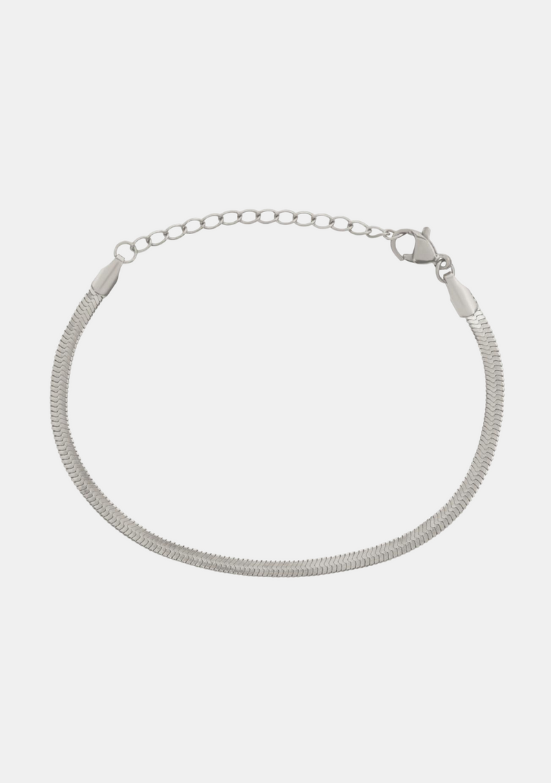 Sphinx 3mm Snake Chain Bracelet - Silver – Saint Valentine Jewellery
