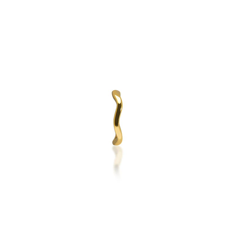 Vera Wave Ear Cuff - Gold