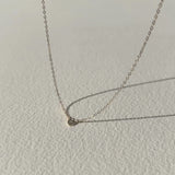 Mini Heart Necklace, Gold Plated main image 0