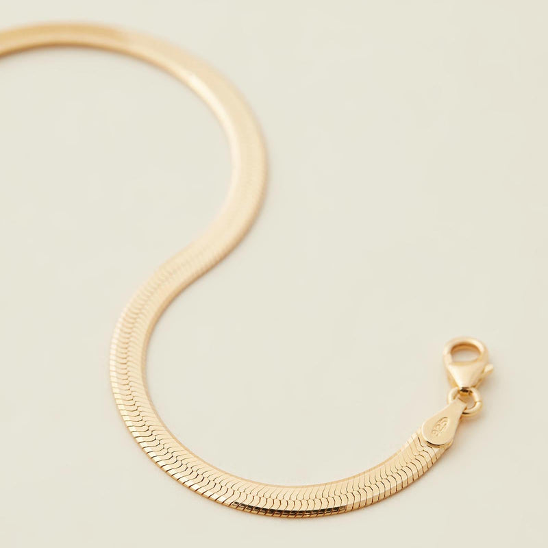 Sphinx 3mm Snake Chain Bracelet - Gold