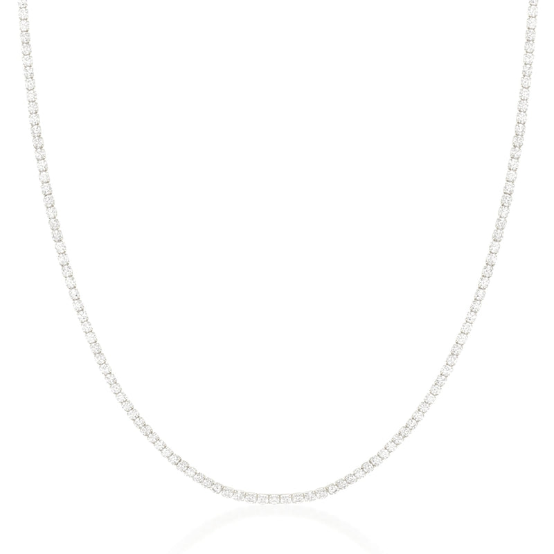 Aspen Tennis Necklace - Silver