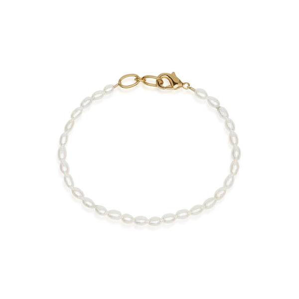 Essie Pearl Bracelet - Gold