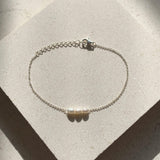 Mini Pearl Bracelet - Silver