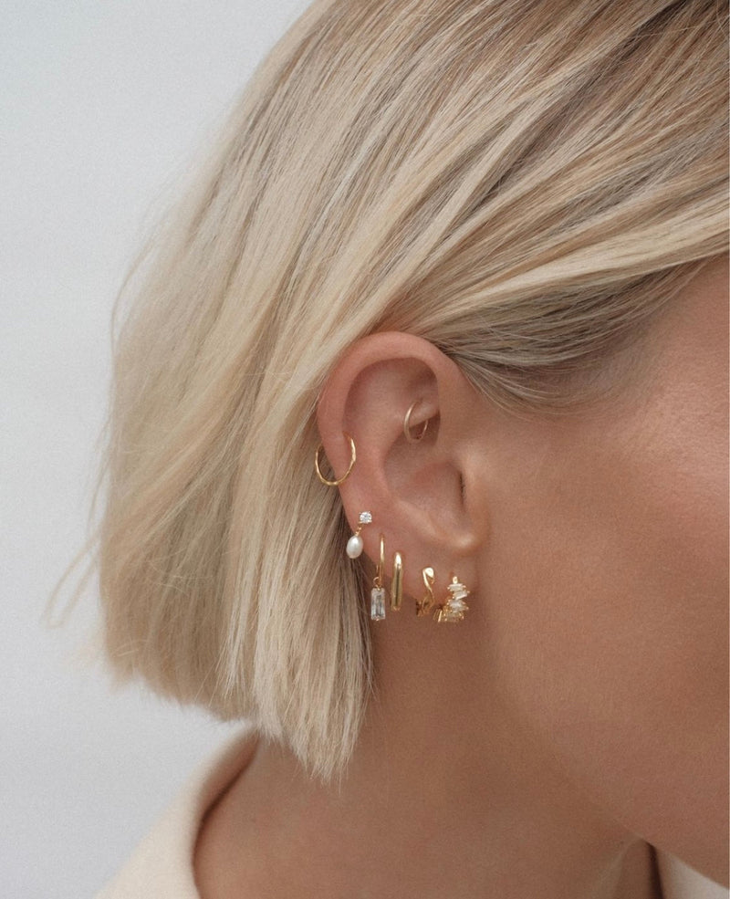 Aspen Mini Drop Earring - Single - Gold
