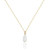 Keshi Pearl Necklace - Gold