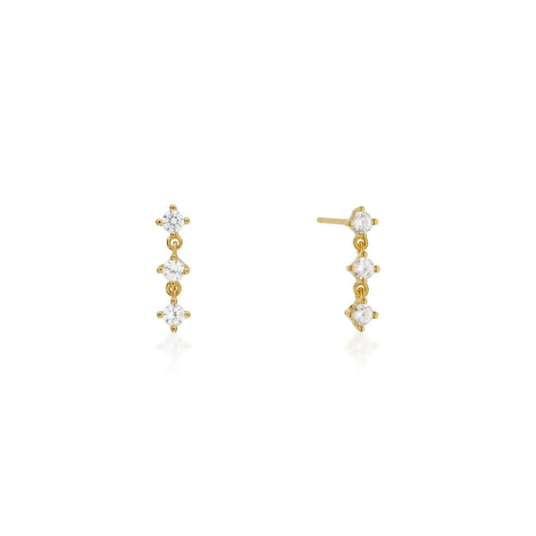 Monaco Drop Earrings - Gold