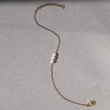 Mini Pearl Bracelet - Gold