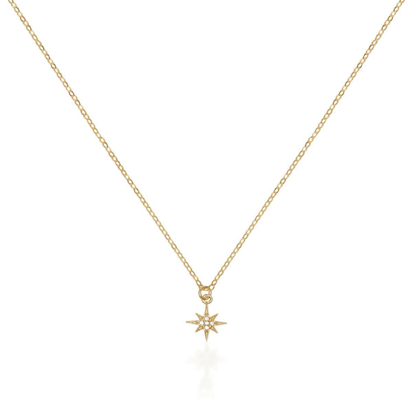 North Star Necklace - Gold