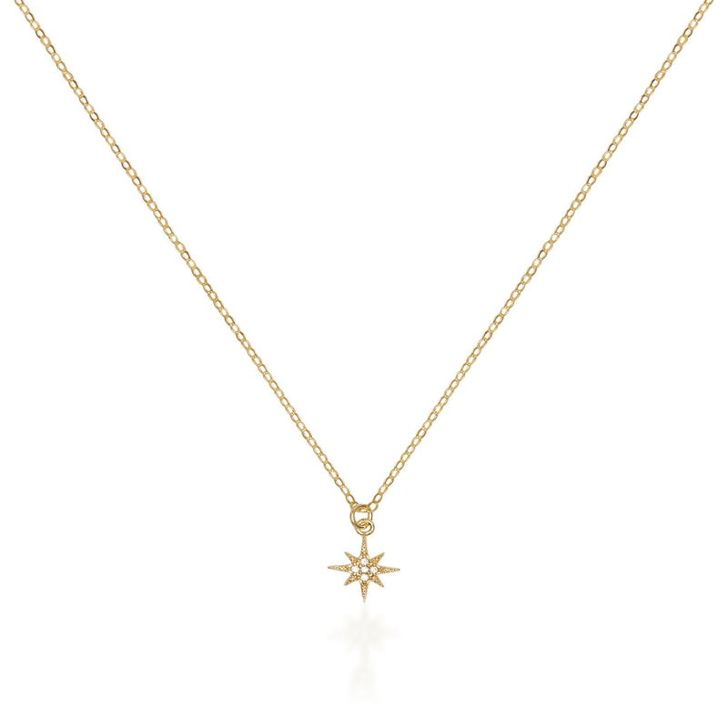 Buy North Star Sterling Silver Necklace, Celestial Jewelry, FREE SHIPPING,  Christmas Star Necklace, Silver Star Bead, Eight Point Lucky Star Online in  India - Etsy