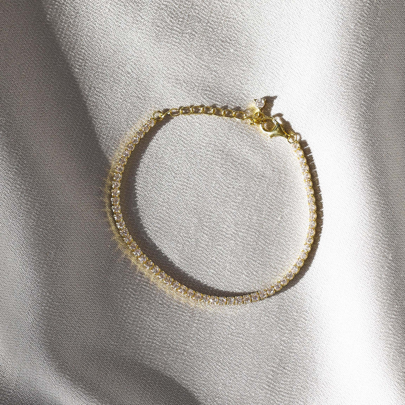 Paris Tennis Bracelet - Gold