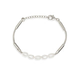 Relic Pearl Bracelet - Silver