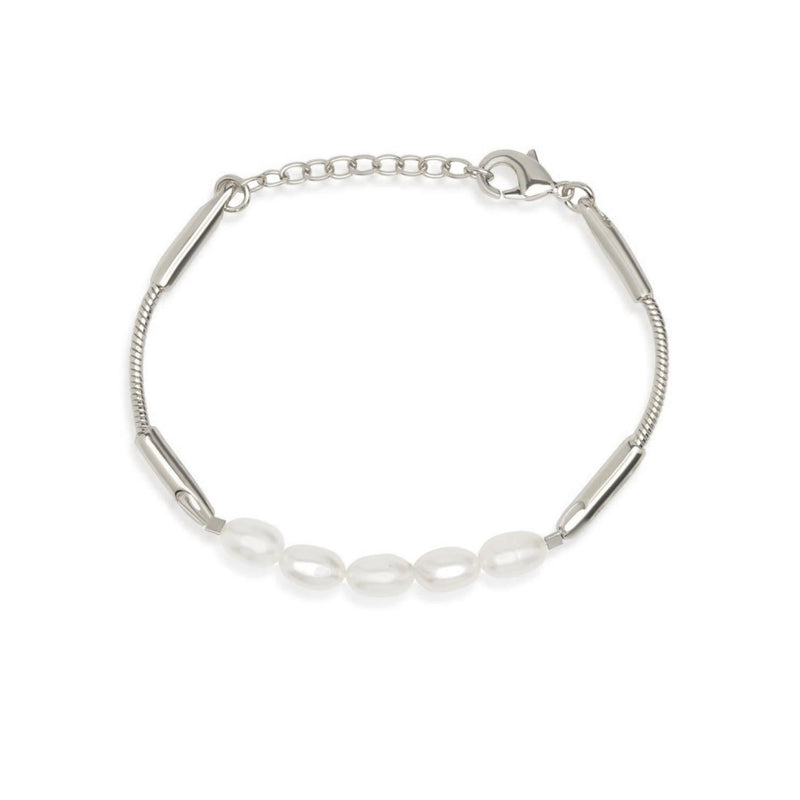 Relic Pearl Bracelet - Silver