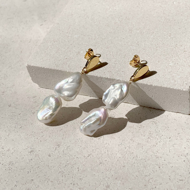 Santorini Earrings - Gold