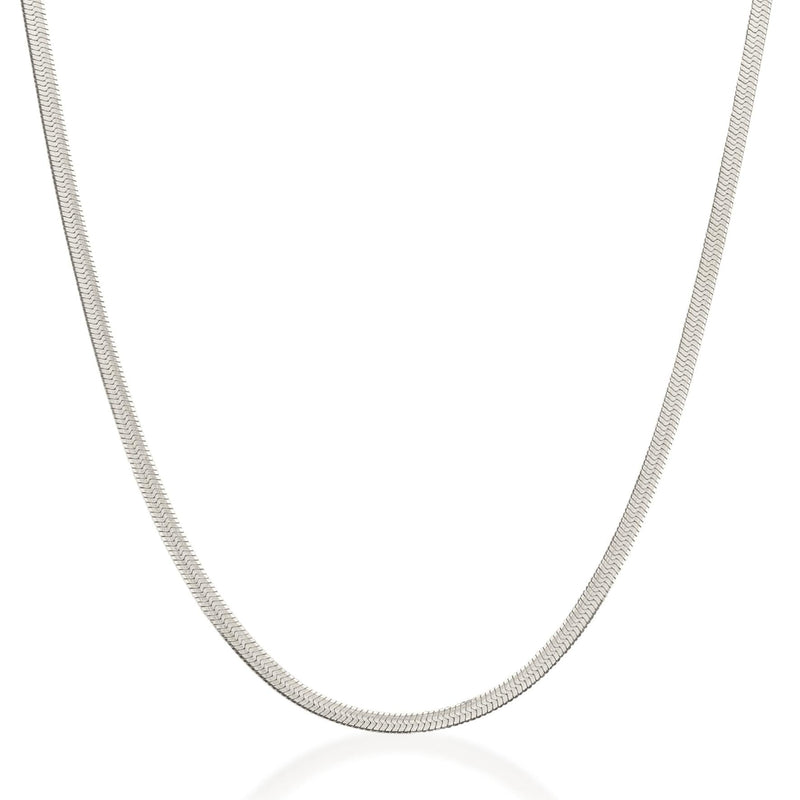 Sphinx 3mm Snake Chain Necklace - Silver