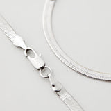 Sphinx 3mm Snake Chain Necklace - Silver