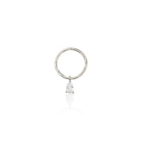 Valentine Mini Hoop - Single - Silver