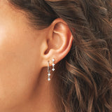 Monaco Drop Earrings - Silver