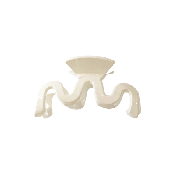 Picasso Hair Claw - White